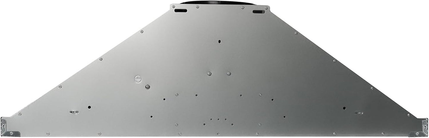 COSMO COS-63190 36 in. Vista Collection 380 CFM Ducted Wall Mount Range Hood, Button Controls, LED Lights, Stainless Steel