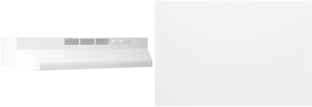 Broan-NuTone 412401 Non-Ducted Under-Cabinet Ductless Range Hood Insert, 24-Inch, White