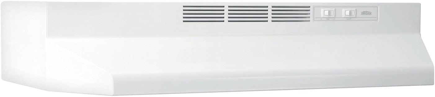 Broan-NuTone 412401 Non-Ducted Under-Cabinet Ductless Range Hood Insert, 24-Inch, White
