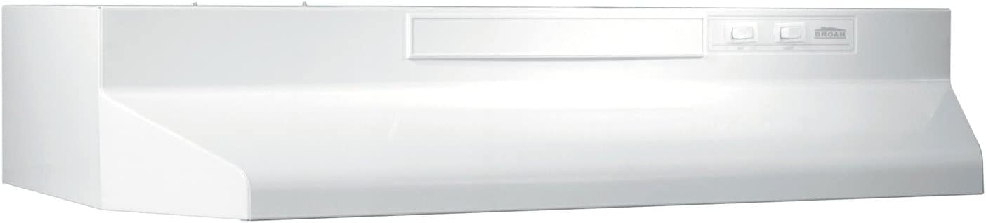Broan-NuTone F403623 Exhaust Fan for Under Cabinet Two-Speed Four-Way Range Hood, 36-Inch, Black