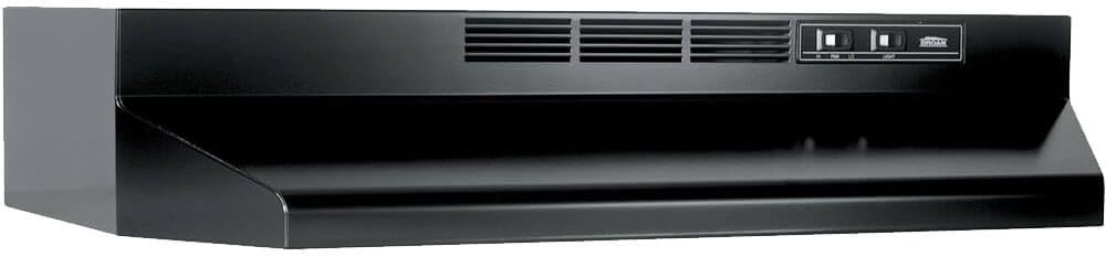 Broan-NuTone 412401 Non-Ducted Under-Cabinet Ductless Range Hood Insert, 24-Inch, White