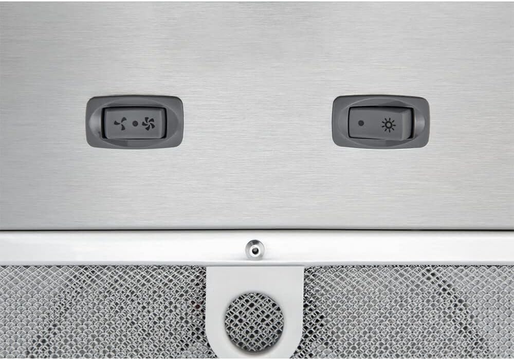 Broan-NuTone PM300SS Custom Power Pack Range Hood Insert with 2-Speed Exhaust Fan and Light, 300 Max Blower CFM, Stainless Steel, 21-Inch Built