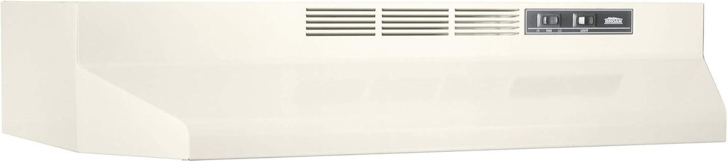 Broan-NuTone 412401 Non-Ducted Under-Cabinet Ductless Range Hood Insert, 24-Inch, White