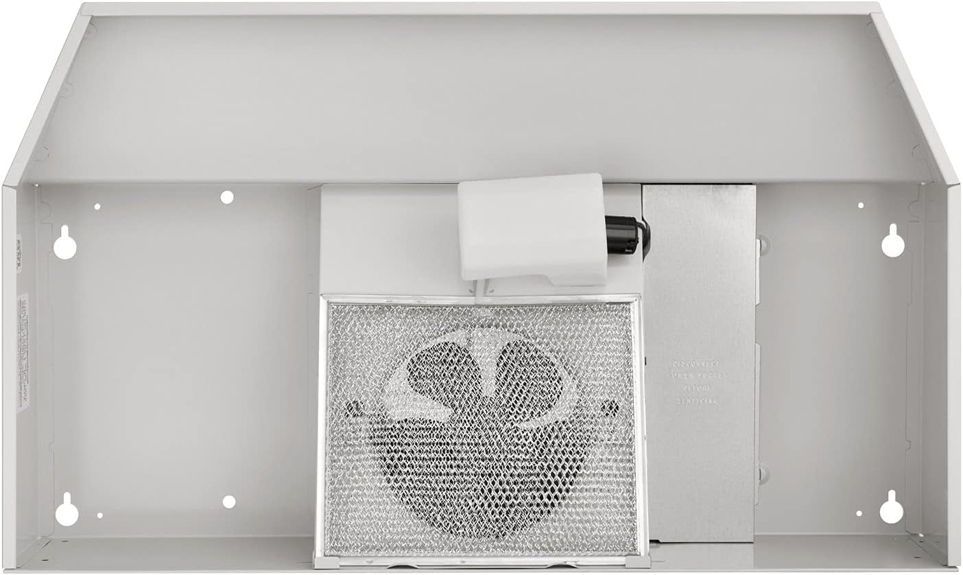 Broan-NuTone 412401 Non-Ducted Under-Cabinet Ductless Range Hood Insert, 24-Inch, White