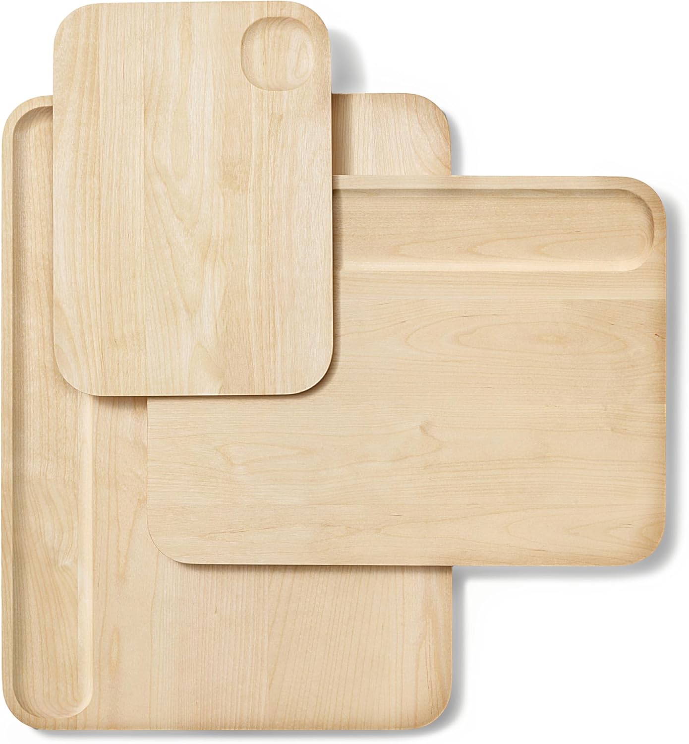 Caraway Cutting Board - Small (10 x 7”) - Double Sided Wood Cutting Board - Made From FSC-Certified Birch Wood - Food-Safe Mineral Oil & Wax Finish